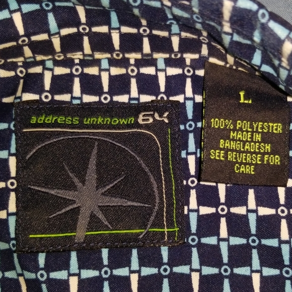 Address unknown button up shirt - Picture 3 of 3